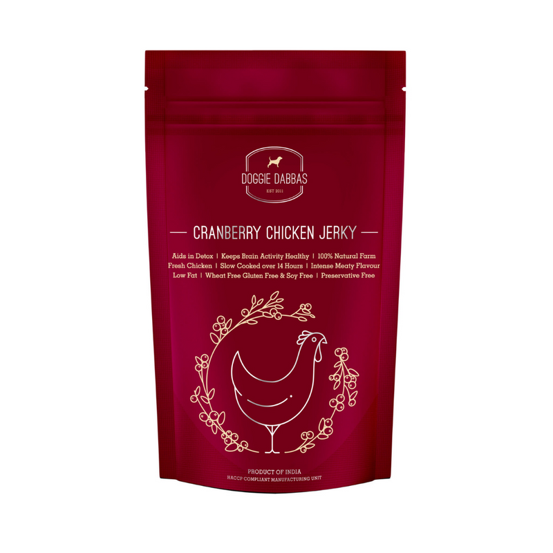 Cranberry Chicken Jerky 70gms Pack of 20