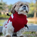 Candy Cane Dog Sweater