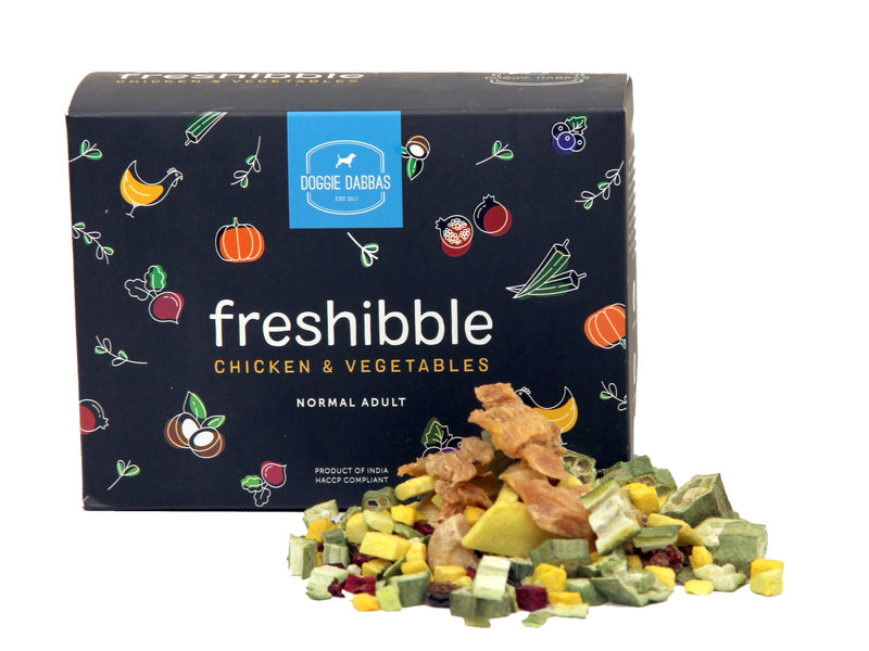 freshibble - Chicken & Vegetables 100g per pkt (Value Packs)