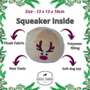 Reindeer Plush Dog Toy